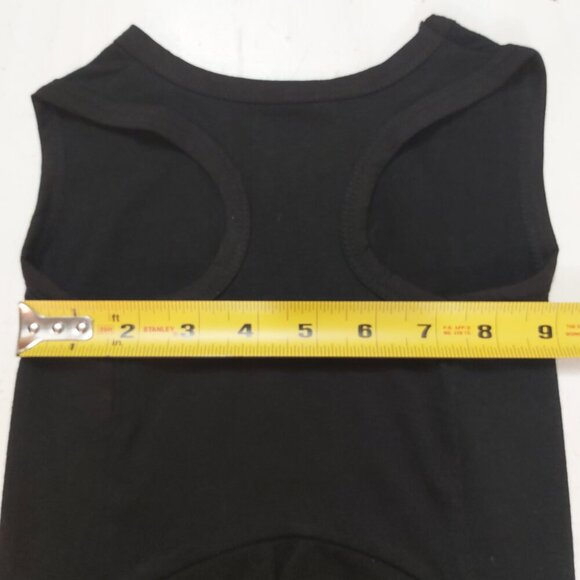 Black Large Dog Shirt - Halloween Paw Print Design - Picture 4 of 7